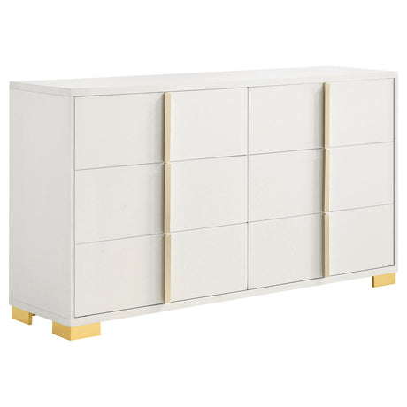 Marceline LED Panel Bed & Bedroom Sets - 6-Drawer Dresser