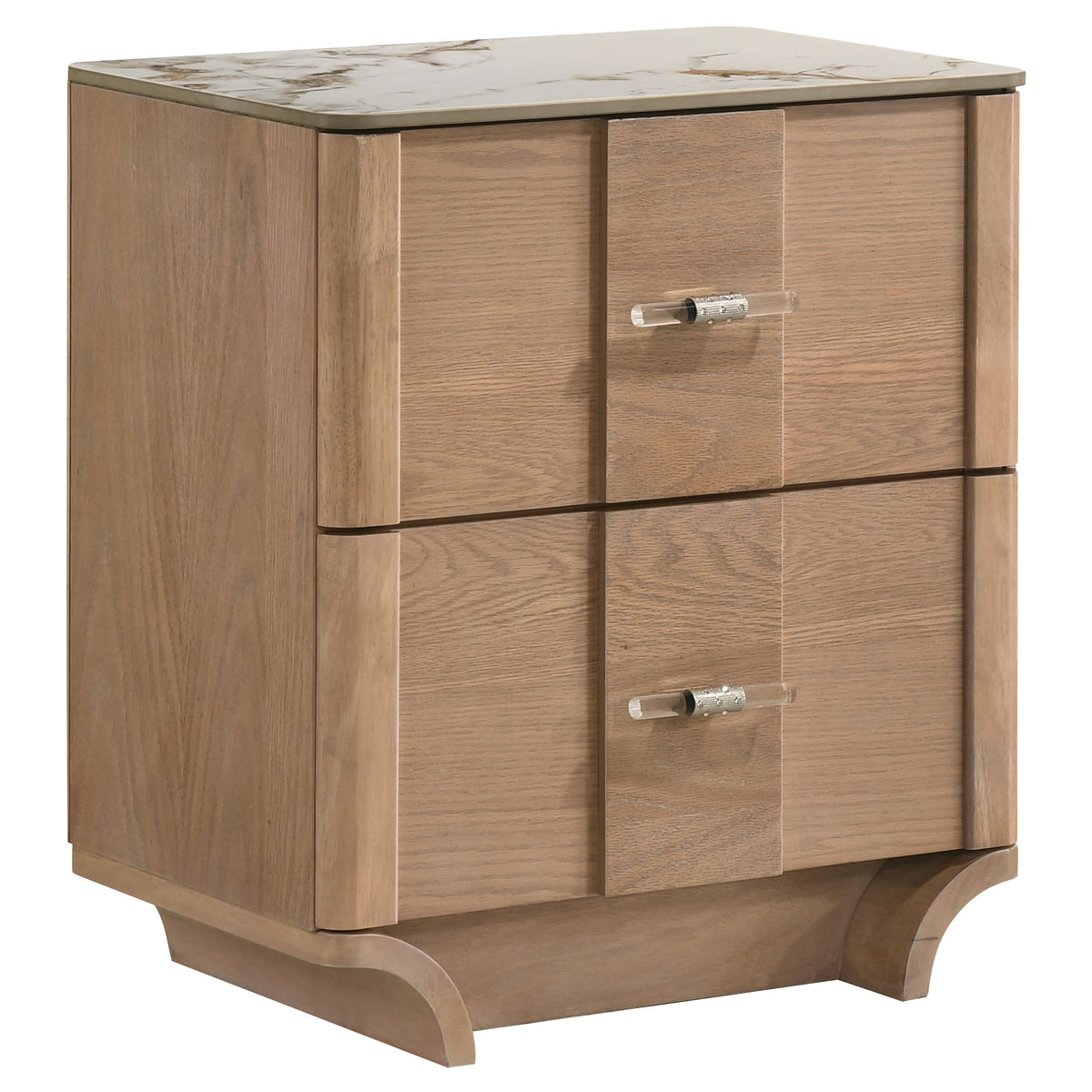 Leanne LED Panel Bed & Bedroom Sets - Nightstand