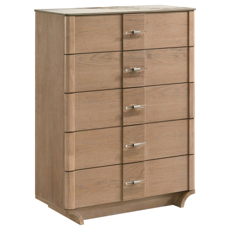Leanne LED Panel Bed & Bedroom Sets - Chest