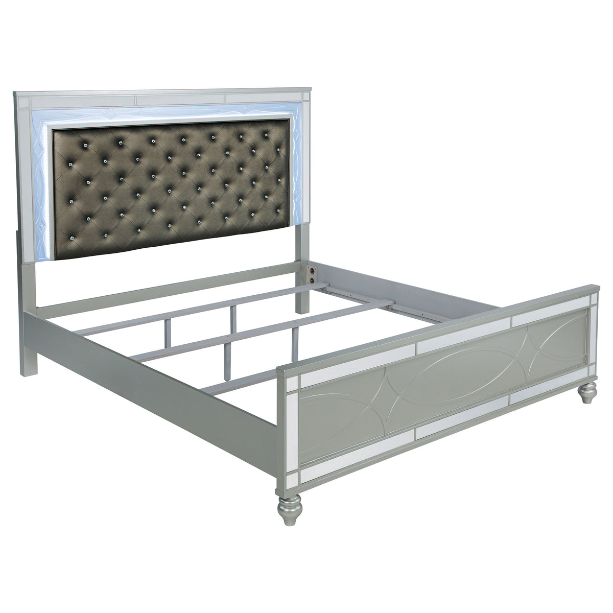 Gunnison Glam LED Panel Bed & Bedroom Sets - Eastern King - Bed Only