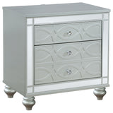 Gunnison Glam LED Panel Bed & Bedroom Sets - 2-Drawer Nightstand