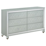 Gunnison Glam LED Panel Bed & Bedroom Sets - 6-Drawer Dresser