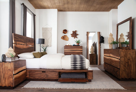 Winslow Live Edge Platform or Storage Bed & Bedroom Sets - Eastern King