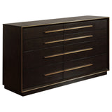 Durango Upholstered Panel Bed & Bedroom Collection - 8-Drawer Dresser