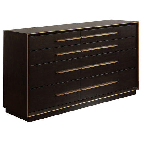 Durango Upholstered Panel Bed & Bedroom Collection - 8-Drawer Dresser
