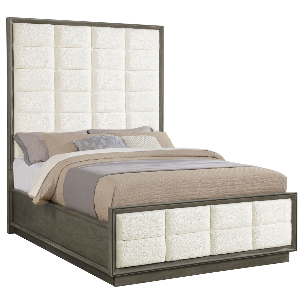 Durango Tufted Upholstered Panel Bed & Bedroom Sets – View 23