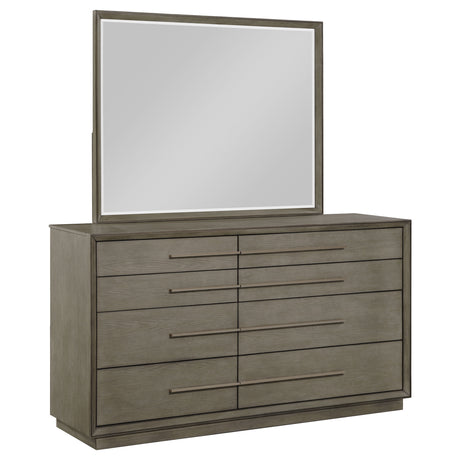 Durango Tufted Upholstered Panel Bed & Bedroom Sets - Dresser + Mirror
