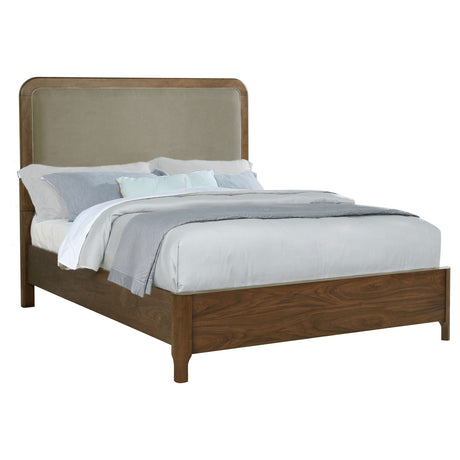 Maderia Upholstered Panel Bed & Bedroom Sets - Mid-Century Walnut Veneer with Felt & Cedar-Lined Drawers, Queen to California King – view 15