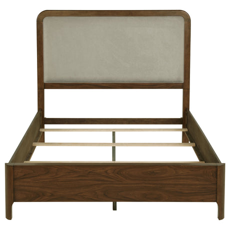 Maderia Upholstered Panel Bed & Bedroom Sets - Mid-Century Walnut Veneer with Felt & Cedar-Lined Drawers, Queen to California King – view 16