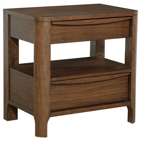 Maderia Upholstered Panel Bed & Bedroom Sets - Nightstand
