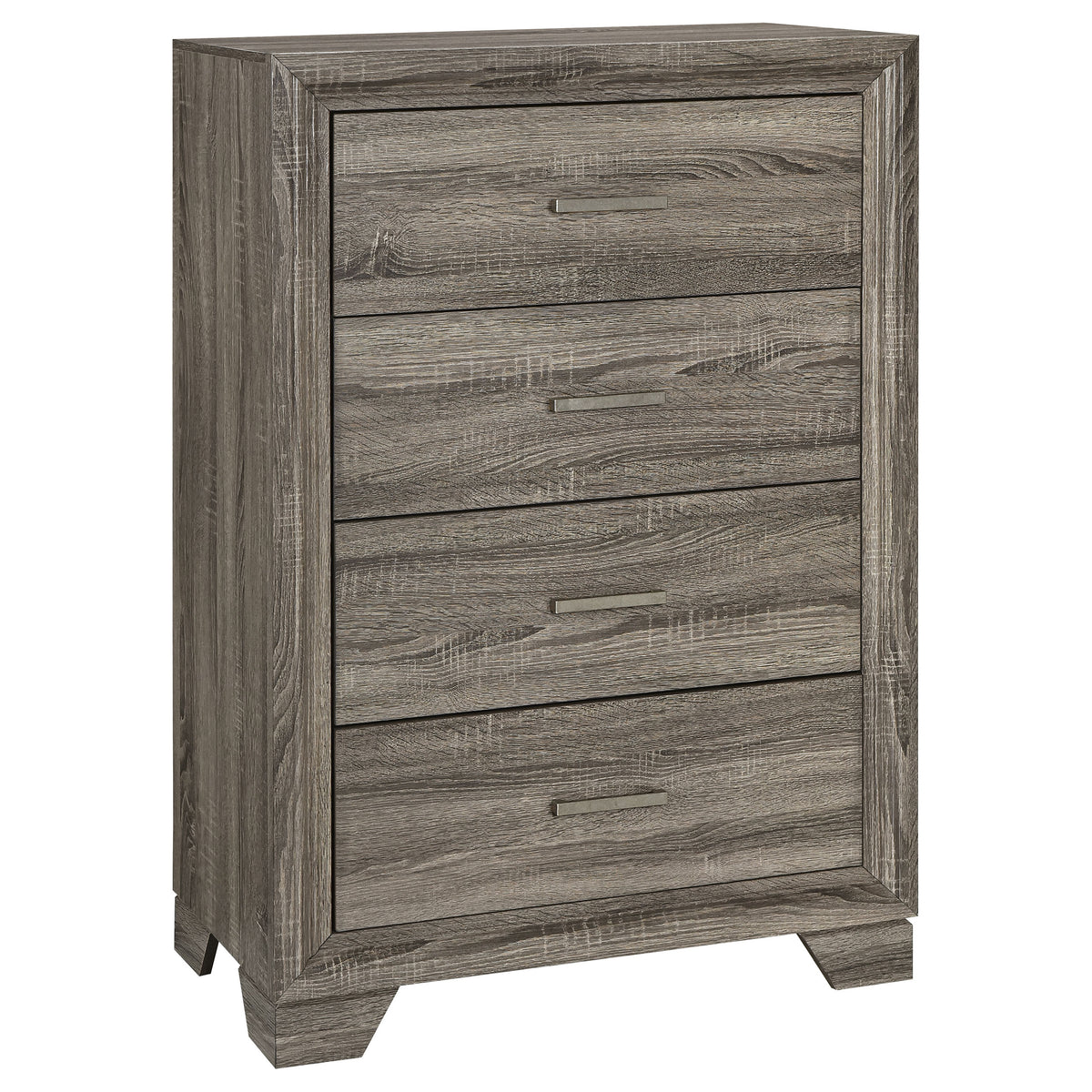 Wright Upholstered Panel Bed & Bedroom Sets - 4-Drawer Chest