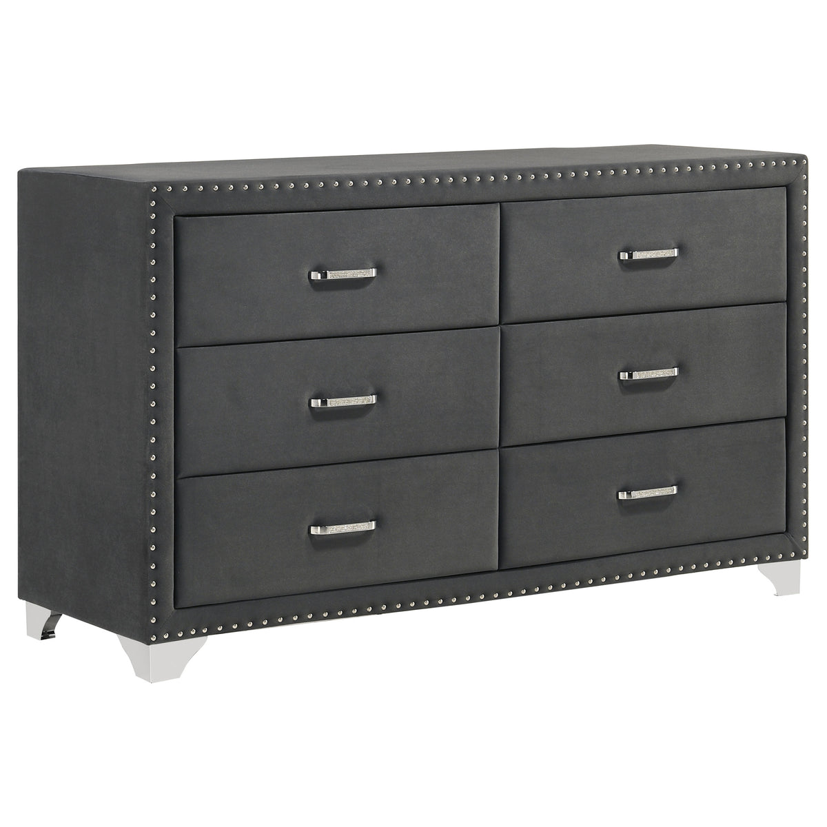 Melody Velvet Wingback Bed & Bedroom Sets - Dresser