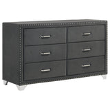 Melody Velvet Wingback Bed & Bedroom Sets - Dresser