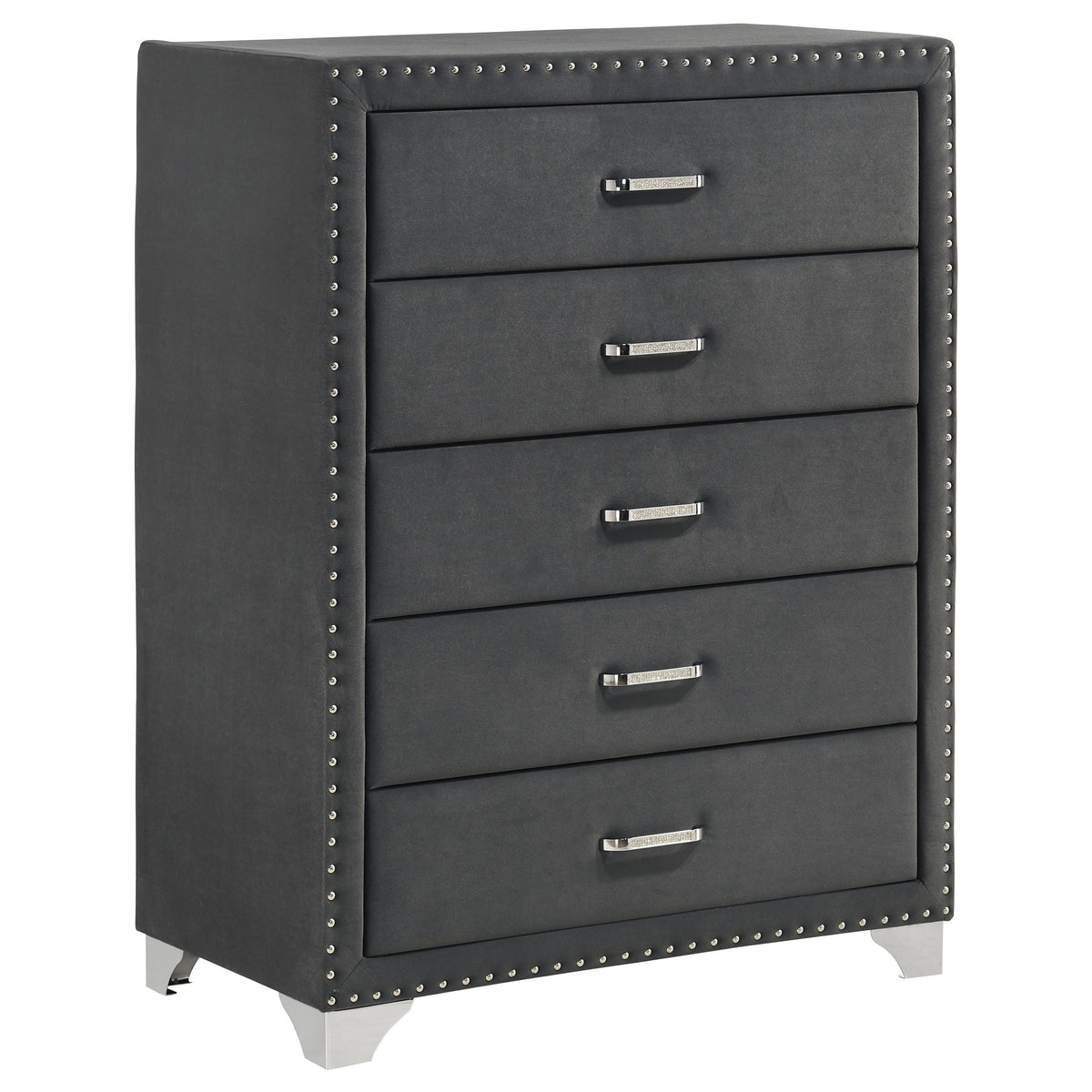 Melody Velvet Wingback Bed & Bedroom Sets - Chest