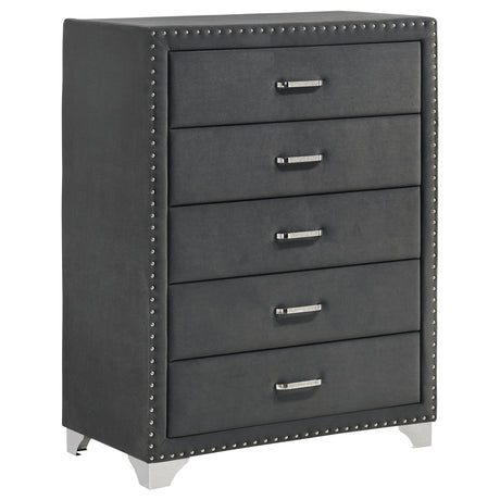 Melody Velvet Wingback Bed & Bedroom Sets - Chest