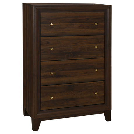 Welsley Upholstered Panel Bed & Bedroom Sets - Chest