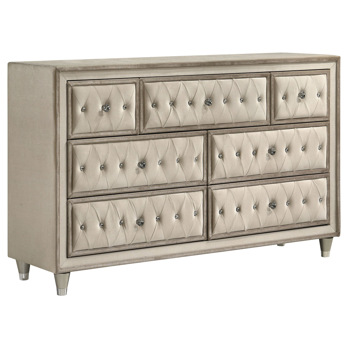 Antonella Upholstered Panel Bed & Bedroom Sets - Dresser
