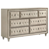 Antonella Upholstered Panel Bed & Bedroom Sets - Dresser