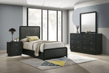 Cavelle Upholstered Panel Bed & Bedroom Sets - Twin