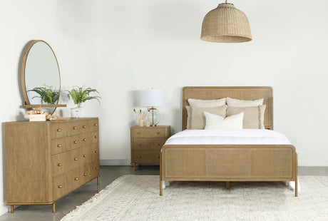 Arini Panel Bed & Bedroom Sets - Natural Cane