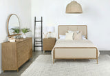 Arini Panel Bed & Bedroom Sets - Cream Upholstered
