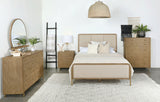 Arini Panel Bed & Bedroom Sets - Cream Upholstered