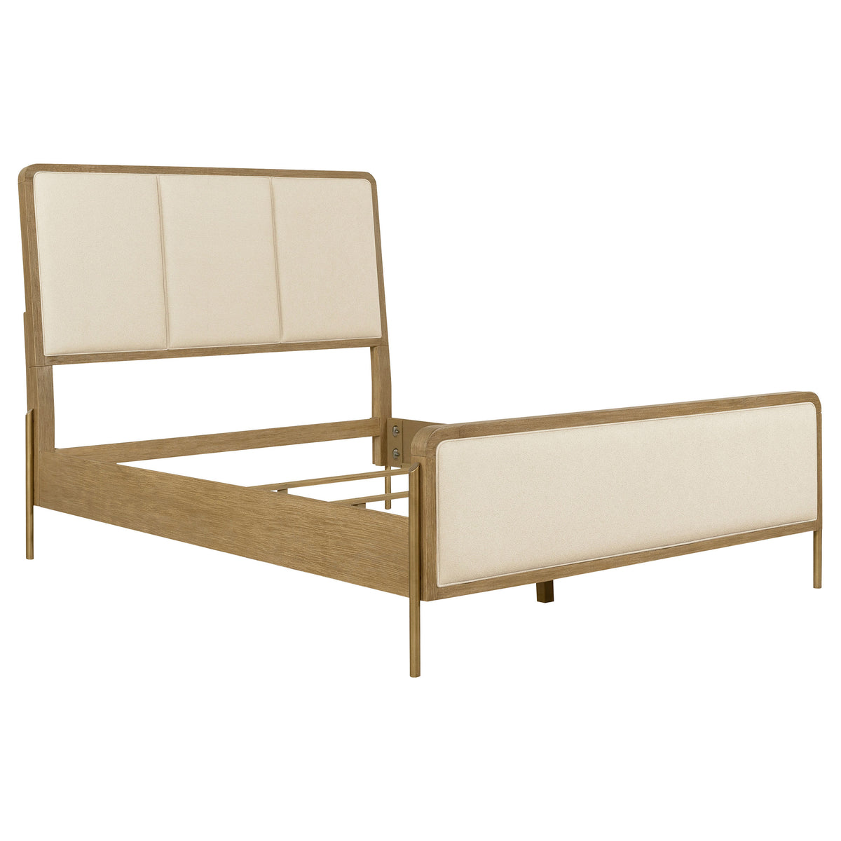 Arini Panel Bed & Bedroom Sets - Cream Upholstered
