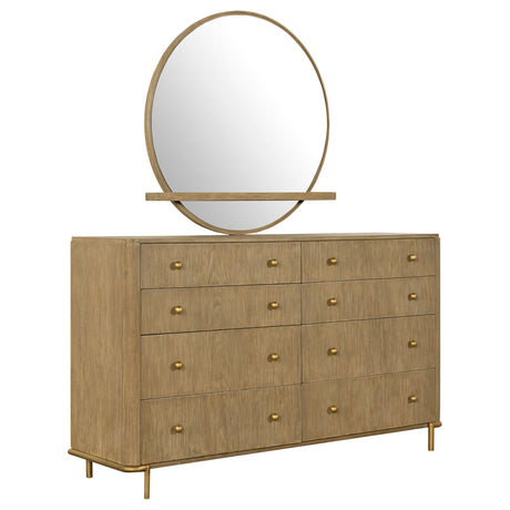 Arini Bedroom Storage & Vanity Collection - Dresser with Mirror