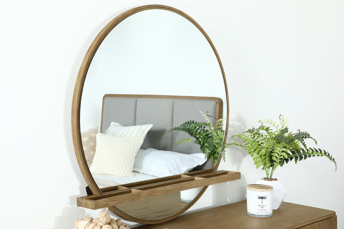 Arini Bedroom Storage & Vanity Collection - Sand Wash Dresser, Chest, Nightstand, Mirrors & Vanity Set - lifestyle