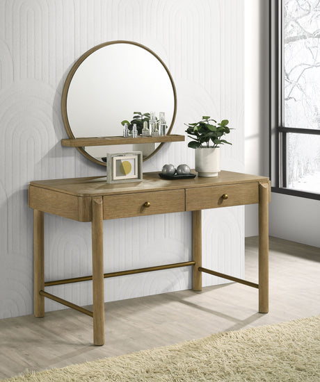 Arini Bedroom Storage & Vanity Collection - Sand Wash Dresser, Chest, Nightstand, Mirrors & Vanity Set - lifestyle
