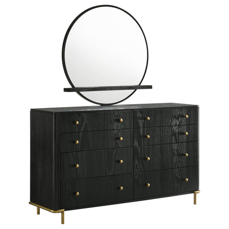 Arini Bedroom Storage & Vanity Collection - 8-Drawer Dresser + Mirror