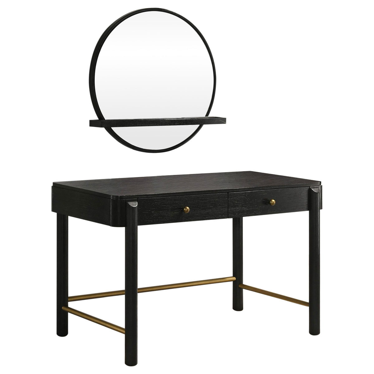 Arini Bedroom Storage & Vanity Collection - 2pcs- Vanity Table + Mirror
