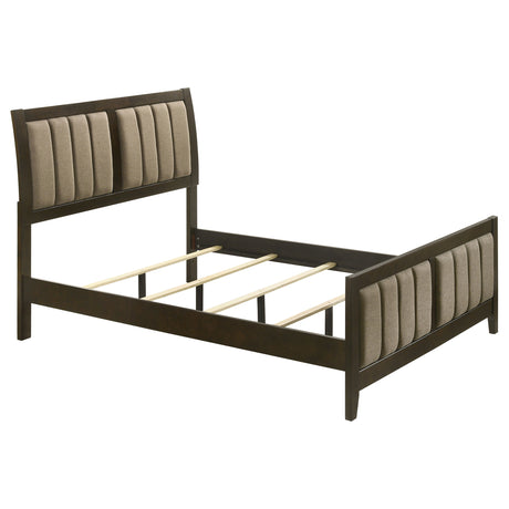 Wilkes Channel-Tufted Upholstered Panel Bed & Bedroom Sets - Full Bed Only