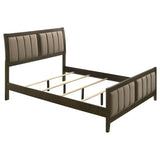 Wilkes Channel-Tufted Upholstered Panel Bed & Bedroom Sets - Queen Bed Only