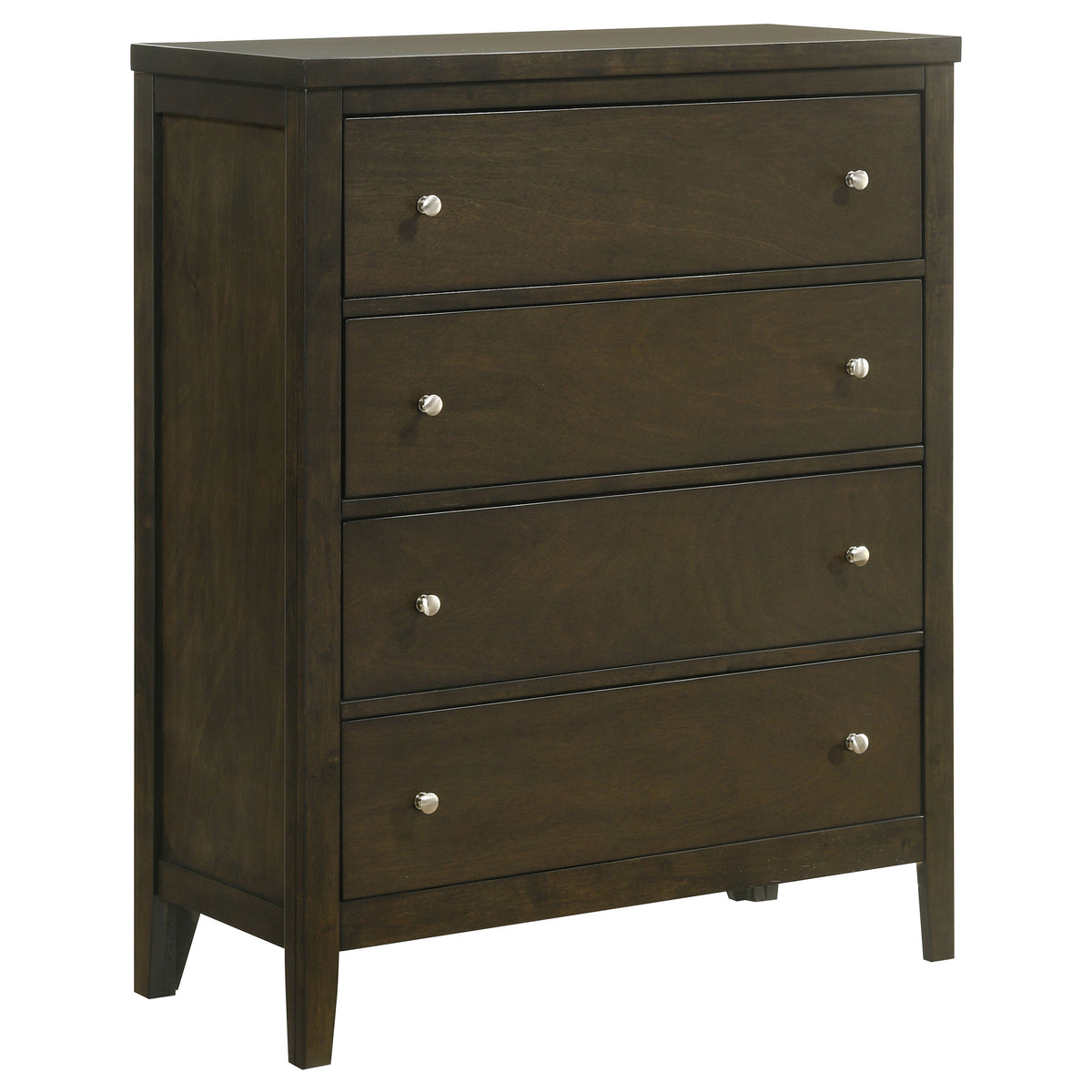 Wilkes Channel-Tufted Upholstered Panel Bed & Bedroom Sets - 4-Drawer Chest