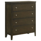 Wilkes Channel-Tufted Upholstered Panel Bed & Bedroom Sets - 4-Drawer Chest