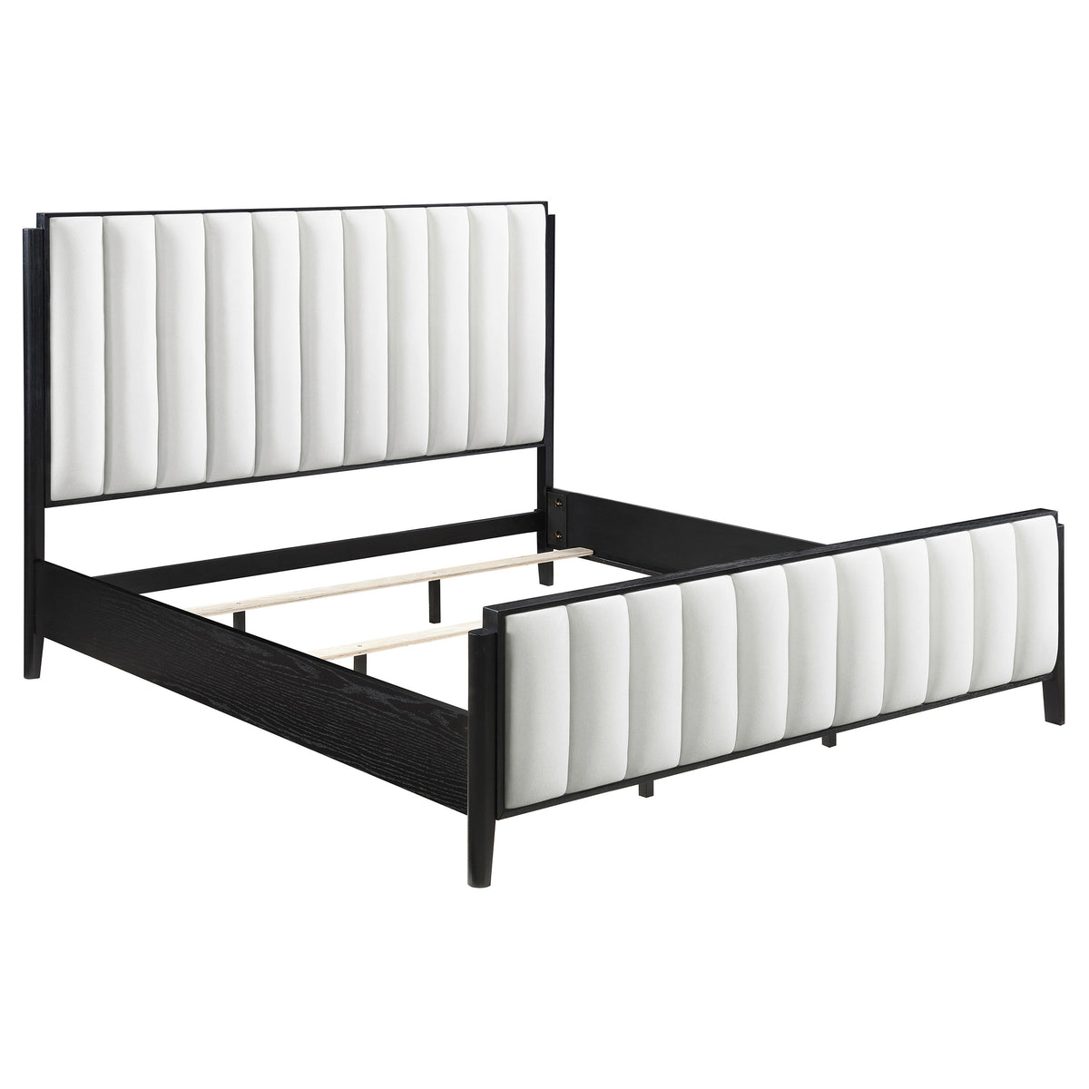 Brookmead Fluted Panel Bed & Bedroom Sets - Eastern King Upholstered Bed Only