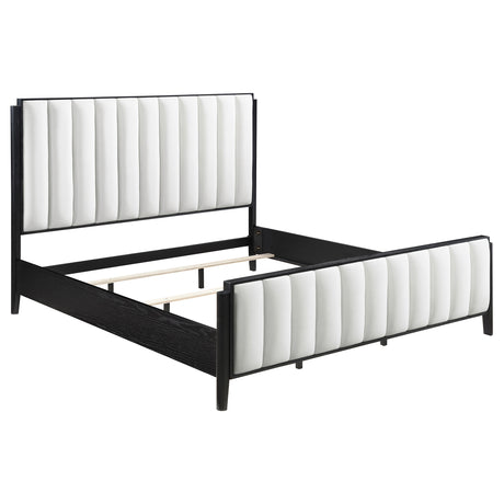 Brookmead Fluted Panel Bed & Bedroom Sets - Eastern King Upholstered Bed Only