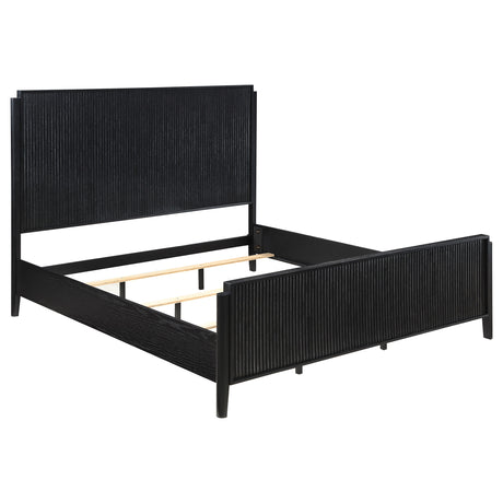 Brookmead Fluted Panel Bed & Bedroom Sets - Eastern King Wood Panel Bed Only