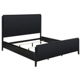 Brookmead Fluted Panel Bed & Bedroom Sets - California King Wood Panel Bed Only