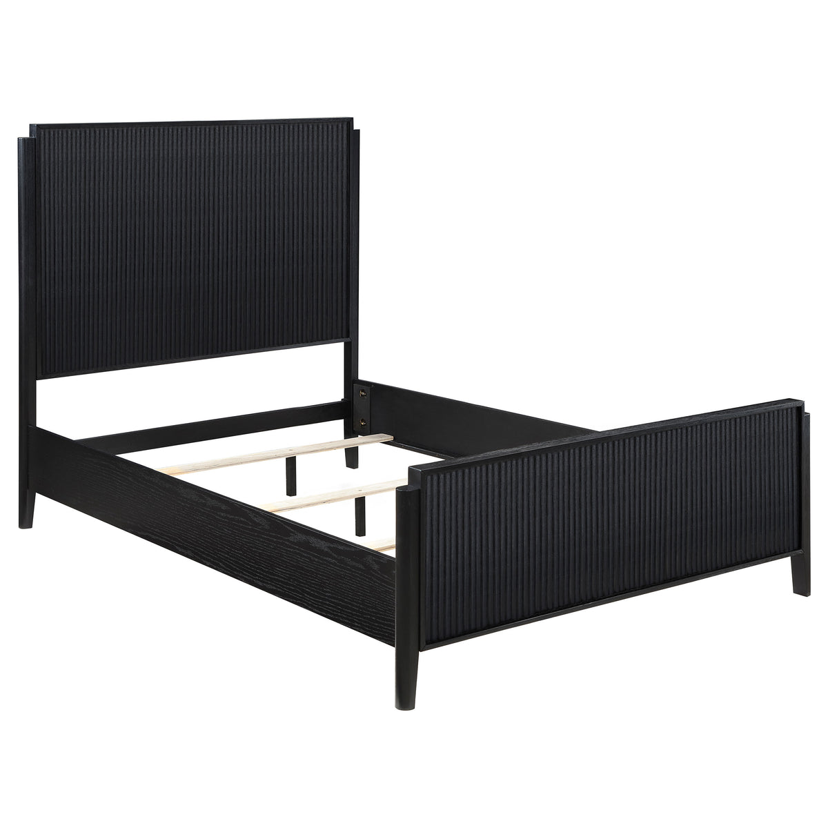 Brookmead Fluted Panel Bed & Bedroom Sets - Queen Wood Panel Bed Only