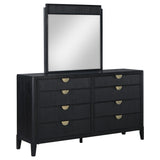 Brookmead Fluted Panel Bed & Bedroom Sets - Dresser + Mirror