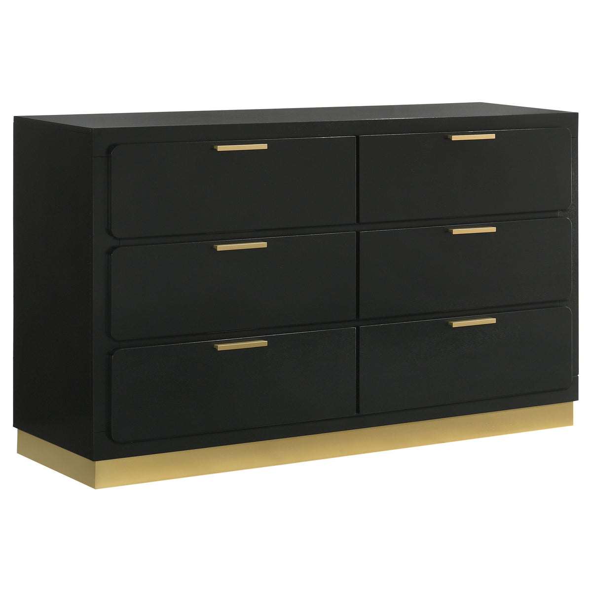 Caraway LED Panel Bed & Bedroom Sets - 6-Drawer Dresser