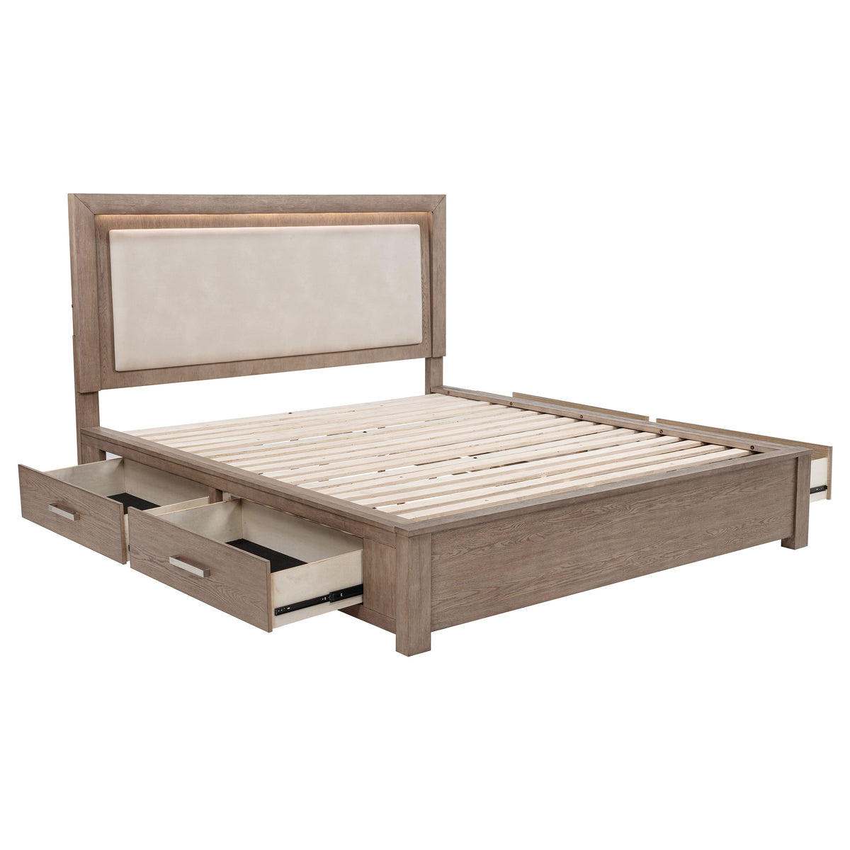Kenora LED Storage Bed & Bedroom Sets - Eastern King Bed Only