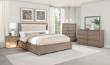 Kenora LED Storage Bed & Bedroom Sets - 5pcs- Queen Bed + Nightstand + Dresser + Mirror + Chest