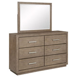 Kenora LED Storage Bed & Bedroom Sets - 6-Drawer Dresser + Mirror