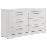 Ives LED Panel Bed & Bedroom Sets - 6-Drawer Dresser