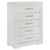 Ives LED Panel Bed & Bedroom Sets - 5-Drawer Chest