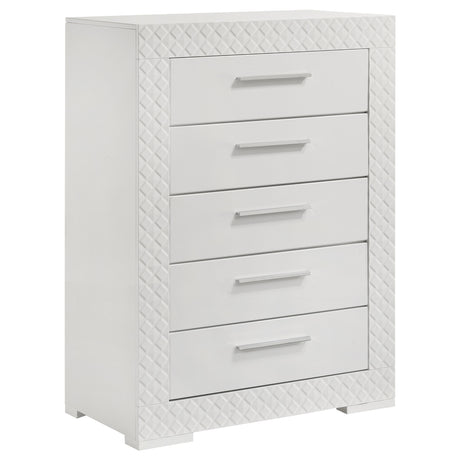 Ives LED Panel Bed & Bedroom Sets - 5-Drawer Chest