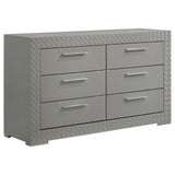 Ives LED Panel Bed & Bedroom Sets - 6-Drawer Dresser